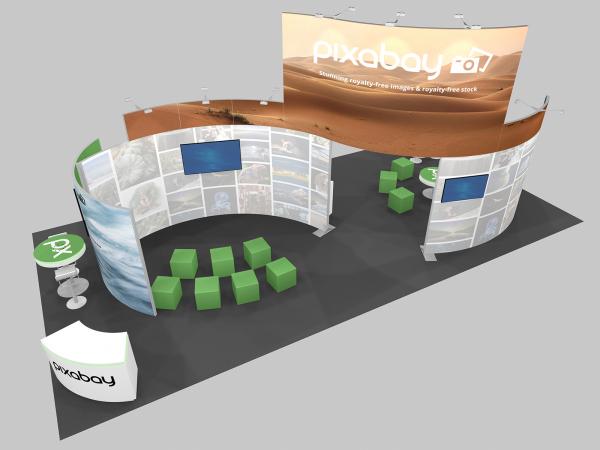 RENTAL | RE-9131 Trade Show Island Exhibit -- Image 6